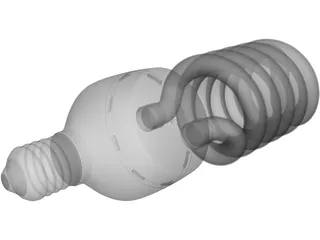 Lightbulb CFL 3D Model