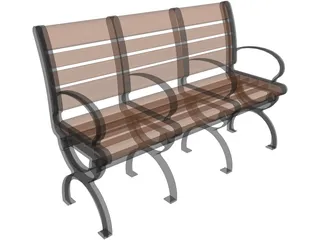 Bench 3D Model