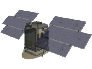 CloudSat Satellite 3D Model