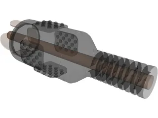 Cinch Connector 3D Model