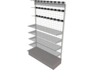 Mesh Shelf 3D Model