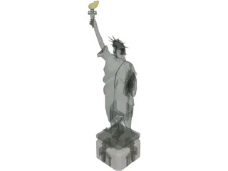 Statue of Liberty USA 3D Model