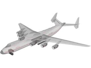 Antonov An 225 Airplane 3D Model