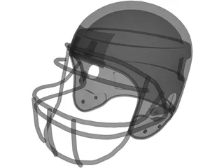 Football Helmet 3D Model