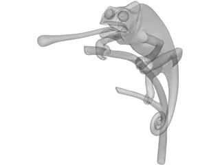 Chameleon 3D Model