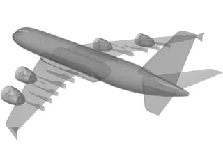 Airbus a380 3D Model