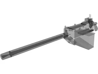 Browning M1919 3D Model