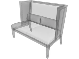 Jovello Loveseat 3D Model