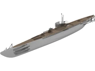 U-Boat Generic 3D Model