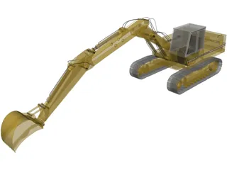 Liebherr Hydraulic Bagger 3D Model