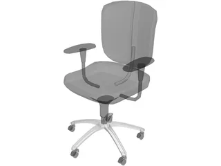 Chair Tria Secretary 3D Model