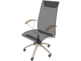 Chair Oxford Secretary 3D Model