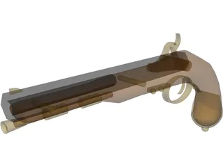 Pistol Dueling 3D Model
