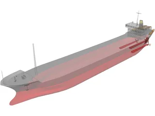 Cargo Ship 3D Model