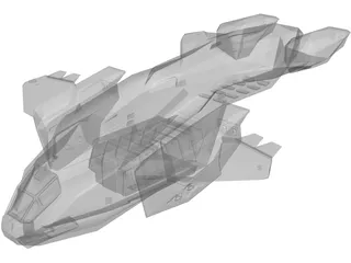 Pelican Dropship 3D Model