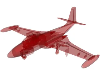 F2H-2 Banshee 3D Model