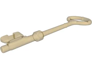 Skeleton Key 3D Model