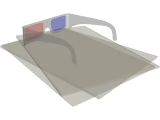 3D Glasses 3D Model