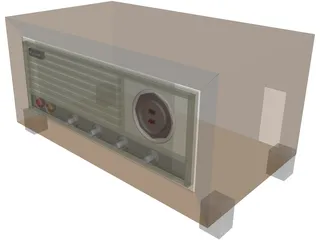 Old Radio 3D Model