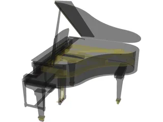 Piano 3D Model