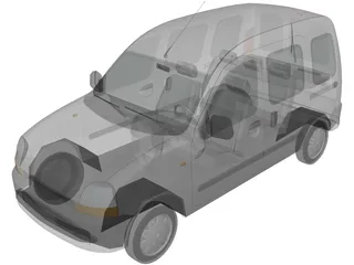 Renault Kangoo Combi 3D Model