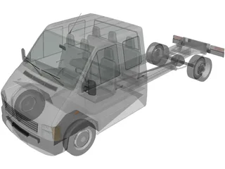 Volkswagen LT Double Cabin 3D Model