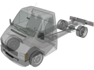 Volkswagen LT Single Cabin 3D Model