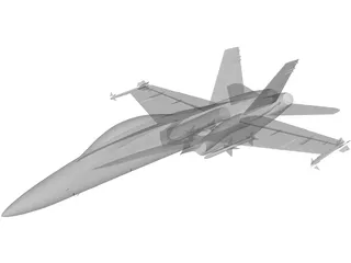 F/A-18C Super Hornet 3D Model