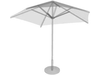 Umbrella Garden 3D Model