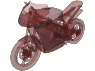 Motorcycle Sport 3D Model