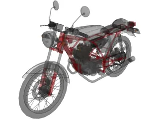 Honda Dream 50 3D Model