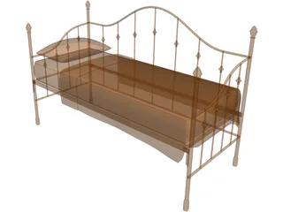 Bed Iron 3D Model