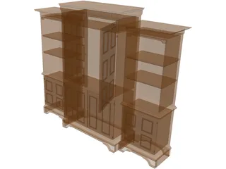 Entertainment Center 3D Model