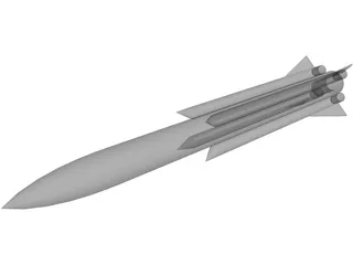 Missile AS17 Krypton 3D Model