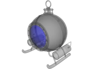 Bathyscaphe 3D Model