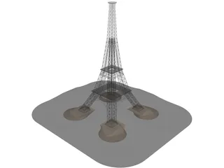 Eiffel Tower 3D Model