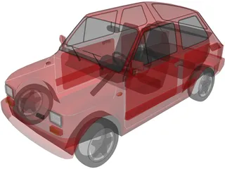 Fiat Maluch 3D Model