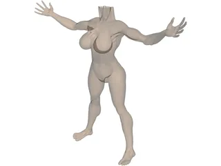 Body Female 3D Model