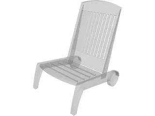 Swimming Pool Chair 3D Model