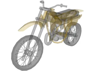 Kawasaki KX-80 (1982)  3D Model