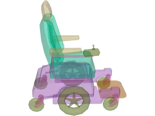 Pronto Wheelchair 3D Model