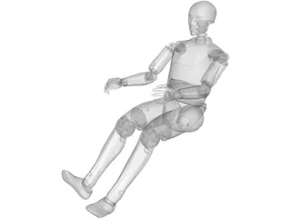 Crash Test Dummy 3D Model