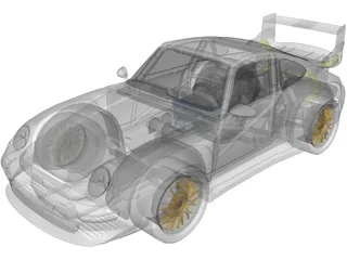 Porsche 911 GT3 3D Model