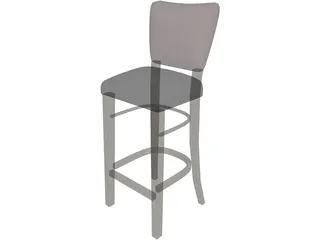 Stool Bar Princeton 3D Model