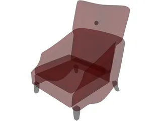 Chair Lounge Princeton 3D Model