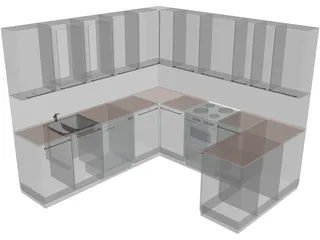 Kitchen Complete 3D Model