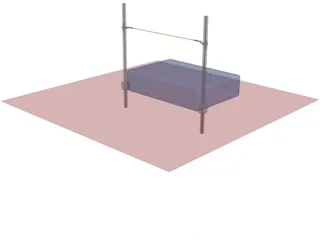 High Jump 3D Model