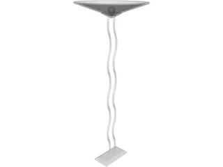 Lamp Floor Wave 3D Model