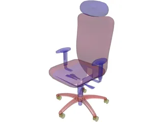 Chair Arms Headrest 3D Model