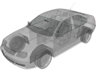 Volkswagen Bora 3D Model - 3DCADBrowser